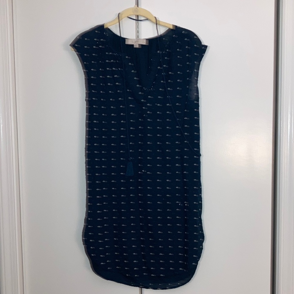 Ann Taylor loft dress extra extra small petite in green